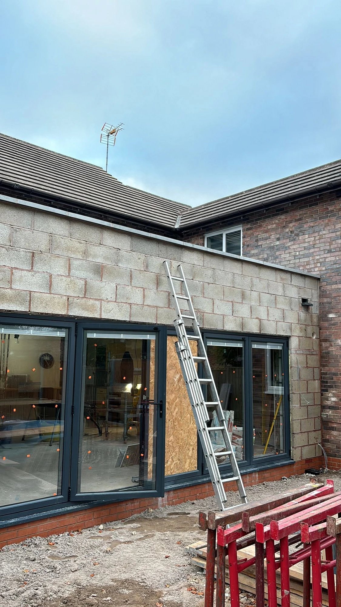 TPS Contract Solutions extension project with bi-fold doors
